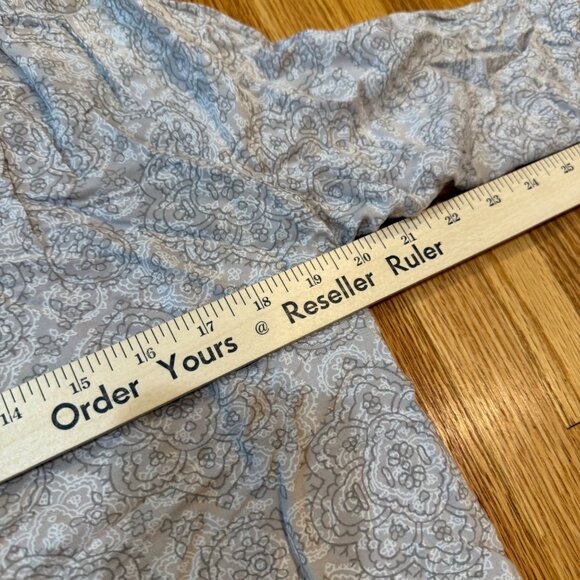 Marina Luna Womens Paisley Top Size L 3/4 Sleeve 100% Rayon - Picture 5 of 7